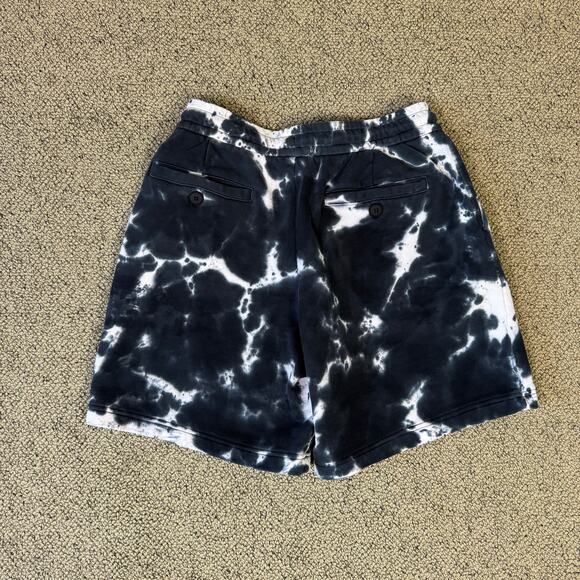 Armani Exchange Tie Dye Jersey Black 7" Shorts US Men's XS - Picture 4 of 7